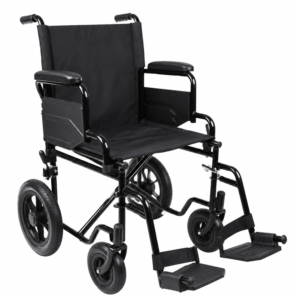 Fauteuil, en acier, coloris noir, pour le salon ou la chambre