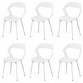 Chaise, coloris blanc, pour la salle à manger ou la cuisine