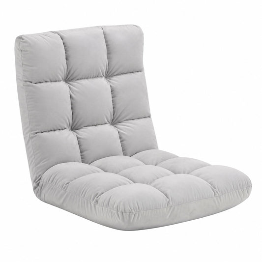 Fauteuil, convertible, coloris gris, pour le salon ou la chambre