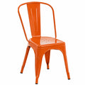 Chaise, coloris orange, pour la salle à manger ou la cuisine